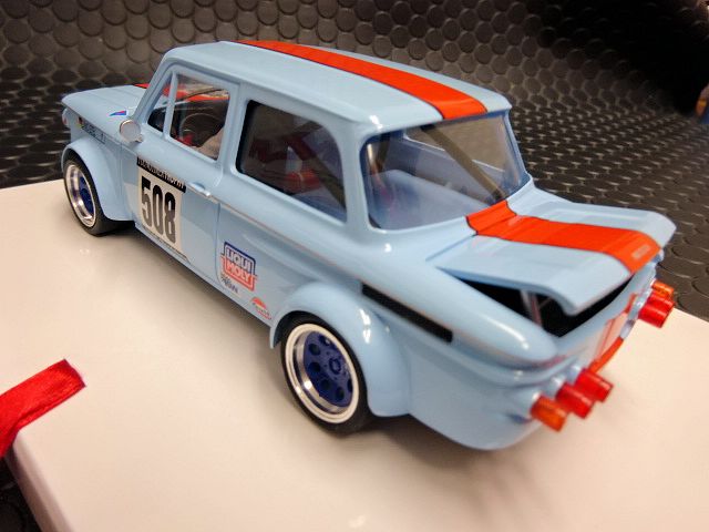 BRM 1/24 ｽﾛｯﾄｶｰ BRM-057◇NSU TT ”GULF” Edition . #508 - NSU TROPHY 1/24 ビックスケール！☆最新モデルNSU☆ガルフ仕様 再入荷完了！！ | NASCAR・スロットカー・ミニカーの専門店<<サッキーズ・コレクションズ大阪>>  by CAR-BOX