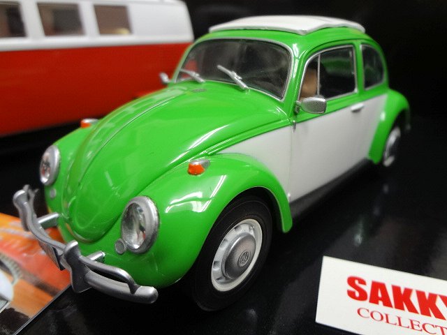 Scalextric 1/32 ｽﾛｯﾄｶｰ C3371A◇VW Beetle & VW Camper Van ”Sand