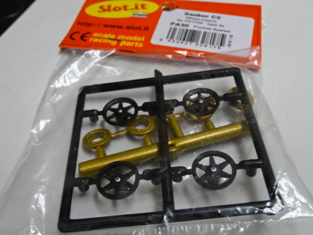 Slot It 1/32 ｽﾛｯﾄｶｰﾊﾟｰﾂ PA30◇SAUBER C9 タイプ ホイール