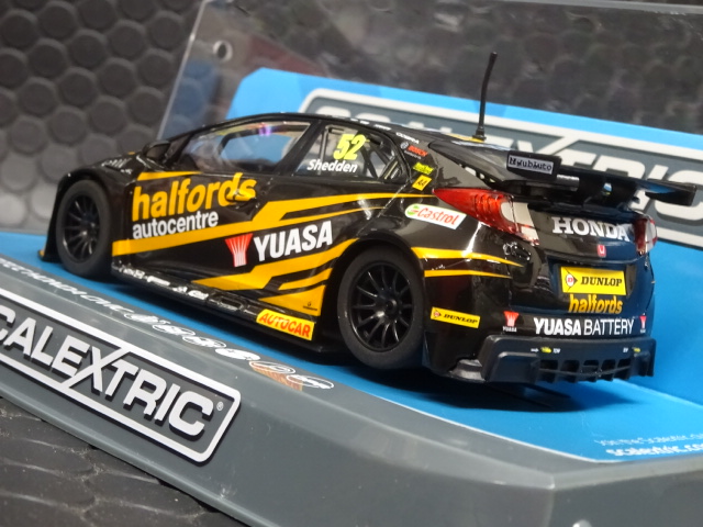 Scalextric 1/32 ｽﾛｯﾄｶｰ C3919◇ Honda Civic Type R NGTC-BTCC #52