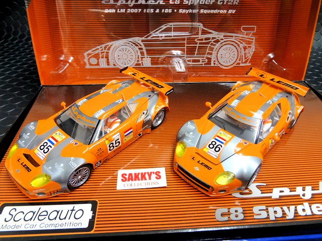 Scaleauto 1/32 ｽﾛｯﾄｶｰ sc6026◇ Spyker C8 Spyder GT2. LeMans 2007
