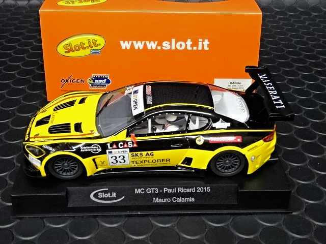 Slot It 1/32 ｽﾛｯﾄｶｰ CA43c ◇Maserati MC GT3 #33/Mauro Calamia
