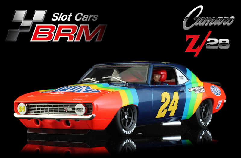 BRM 1/24 ｽﾛｯﾄｶｰ BRM197 ◇Camaro Z28 1969 - Gordon First Win