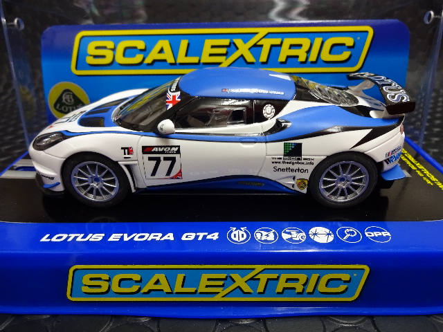 Scalextric 1/32 ｽﾛｯﾄｶｰ C3599 ◇ LOTUS EVORA GT4 BRITISH GT