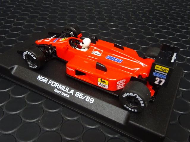 NSR 1/32 ｽﾛｯﾄｶｰ 0164◇Formula 86/89 Red Italia, #27/Michele 