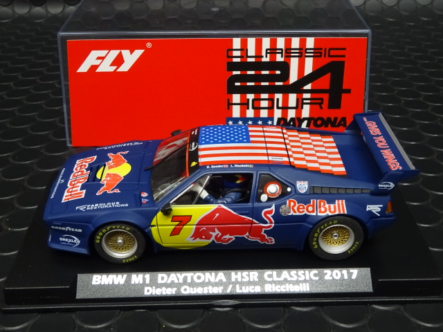 Flyslot 1/32 ｽﾛｯﾄｶｰ A2010◇ BMW M1 #7 ”Red Bull” Classic 24h