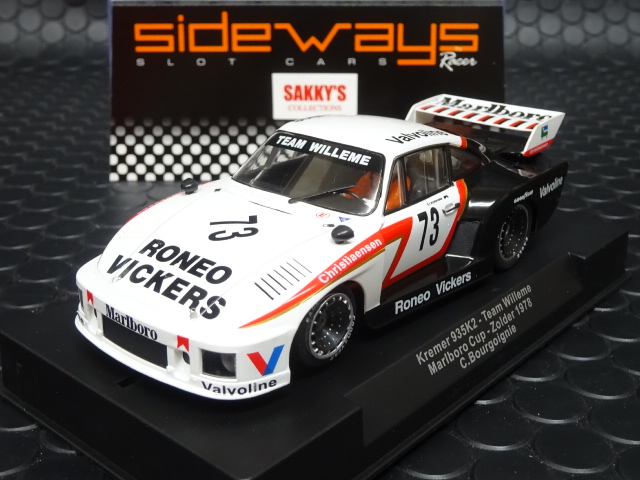 RACER / SIDEWAYS 1/32 ｽﾛｯﾄｶｰ SW55◇Porsche Kremer 935K2 Zolder