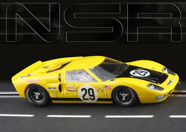 NSR 1/32 ｽﾛｯﾄｶｰ 1177-sw◇ FORD GT40 MKII 1970 12Hr Sebring 再入荷