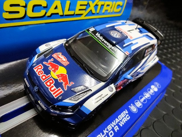 Scalextric 1/32 ｽﾛｯﾄｶｰ C3744◇Volkswagen Scalextric VW Polo WRC