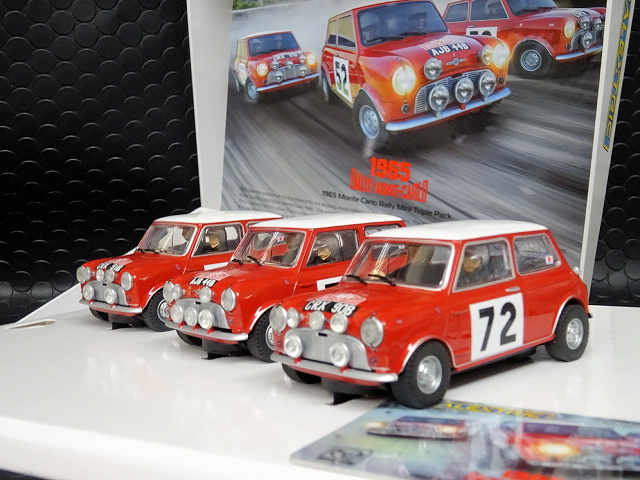 Scalextric 1/32 ｽﾛｯﾄｶｰ C4488A ◇1965 Monte Carlo Rally Mini Triple