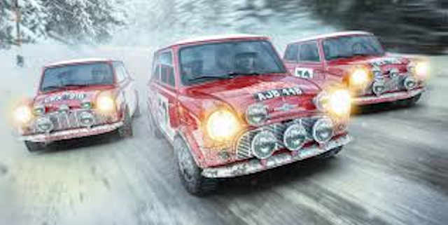 Scalextric 1/32 ｽﾛｯﾄｶｰ C4488A ◇1965 Monte Carlo Rally Mini Triple