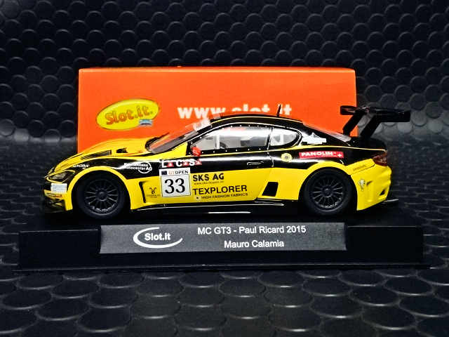 Slot It 1/32 ｽﾛｯﾄｶｰ CA43c ◇Maserati MC GT3 #33/Mauro Calamia