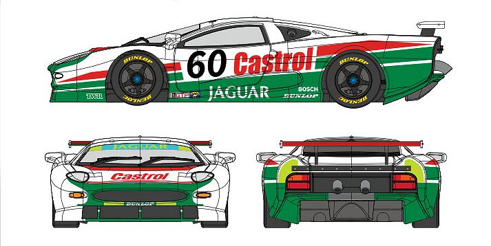 MR-Slotcar 1/32 ｽﾛｯﾄｶｰ MR1086◇ Jaguar XJ220 #60 