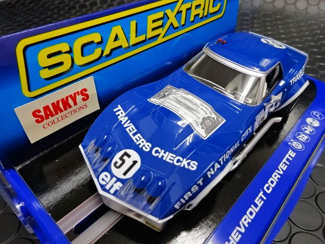 scalextric1/32 ｽﾛｯﾄｶｰ C3654◇ Chevrolet Corvette Stingray L88 #51/ Henri  Greder , Marie-Claude Charmasson. Le Mans 1974☆コルベットL88 ルマン！ |  NASCAR・スロットカー・ミニカーの専門店<<サッキーズ・コレクションズ大阪>> by CAR-BOX