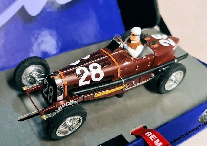 LeMans miniatures 1/32 ｽﾛｯﾄｶｰ 132087-28M ◇ Bugatti Type 59 #28