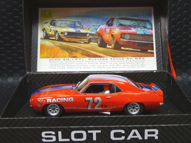 BRM 1/24 ｽﾛｯﾄｶｰ BRM071 CAMARO Z28 1969 - V/J Racing #72/Jack Westlund トランザム シリーズ新登場！☆アメリカンマッスルレーサーいかが？☆お薦め絶版商品！ | NASCAR・スロットカー・ミニカーの専門店<<サッキーズ・コレクションズ大阪>>  by CAR-BOX