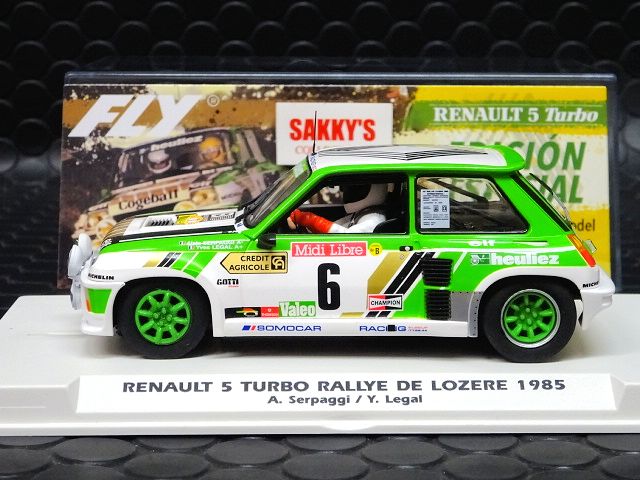 FLY 1/32 ｽﾛｯﾄｶｰ E2016◇Renault 5 Turbo. #6 Rally Lozere 1985