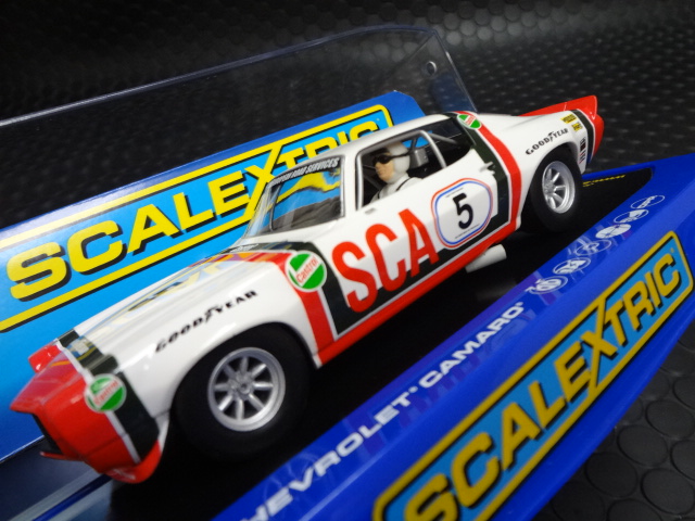 Scalextric 1/32 ｽﾛｯﾄｶｰ C3534◇1970 Camaro #5/Frank Gardner ライト