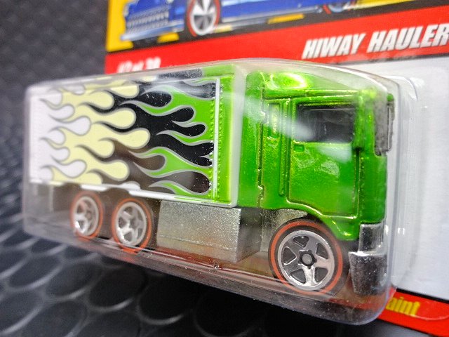 ﾎｯﾄｳｨｰﾙ 1/64 ﾀﾞｲｷｬｽﾄﾓﾃﾞﾙ ｸﾗｼｯｸｼﾘｰｽﾞ☆ HIWAY HAULER ハイウェイ・ハウラー --Green--  フレームスが魅力の人気商品！ | NASCAR・スロットカー・ミニカーの専門店<<サッキーズ・コレクションズ大阪>> by CAR-BOX