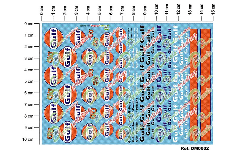 Atalaya Slot Decals製 1/32 ｽﾛｯﾄｶｰ用ﾃﾞｶｰﾙ DM002◇ Decals Printing