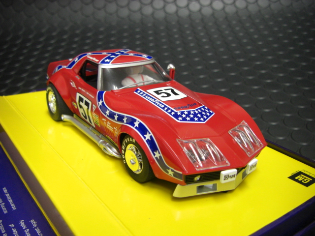 Scaｌextric Sports 1/32 SlotCar ◇#57 L-88 CHEVROLET CORVETTE RED 