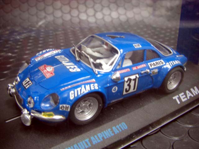 スロットカー　SCX 1/32 ルノー アルピーヌ A110 SCX 1/32 ｽﾛｯﾄｶｰ U10238◇ Renault Alpine A110 “Mouton” Rally