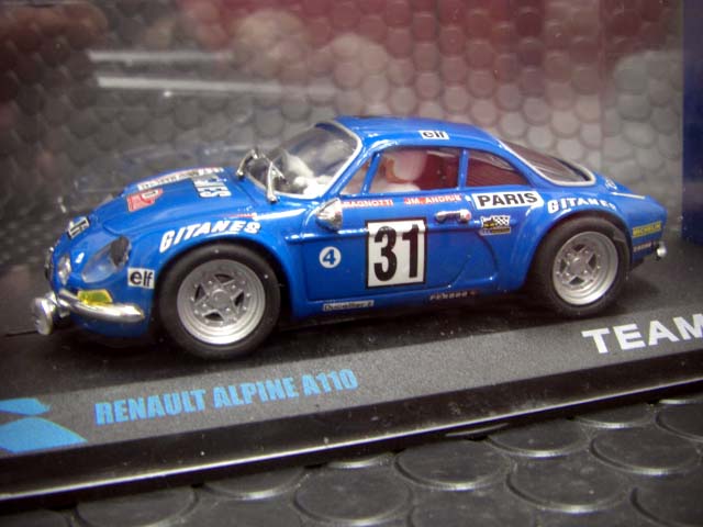 スロットカー　SCX 1/32 ルノー アルピーヌ A110 Team Slot 1/32 ｽﾛｯﾄｶｰ ◇ALPINE A110 #31 
