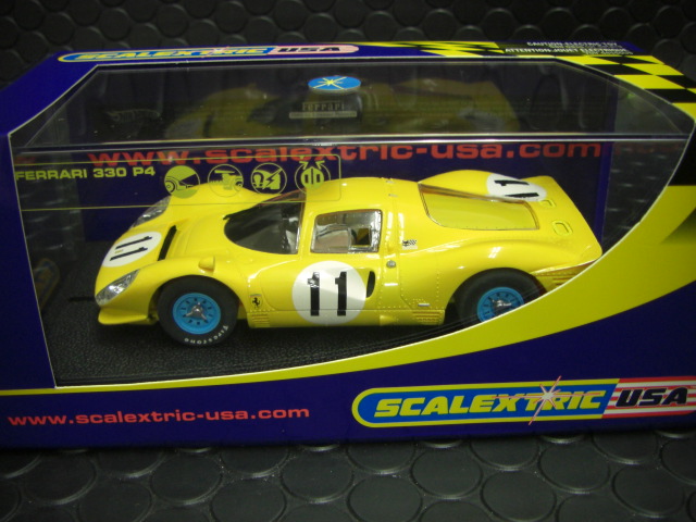 Scalextric 1/32スロットカー C2787◇FERRARI 330P4 #11/ﾓﾃﾞﾅｲｴﾛｰ 人気の330P4  ヘッドライト点灯☆直輸入並行モノ！ | NASCAR・スロットカー・ミニカーの専門店<<サッキーズ・コレクションズ大阪>> by CAR-BOX