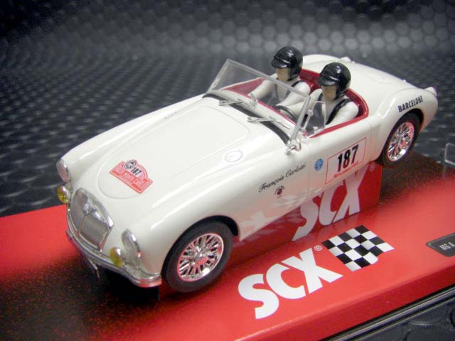 1/32 SCX ｽﾛｯﾄｶｰ A10032◇ MG-A Montecarlo Rally #187 待望の再入荷☆かなりレアなモデルですぞ！！ |  NASCAR・スロットカー・ミニカーの専門店<<サッキーズ・コレクションズ大阪>> by CAR-BOX