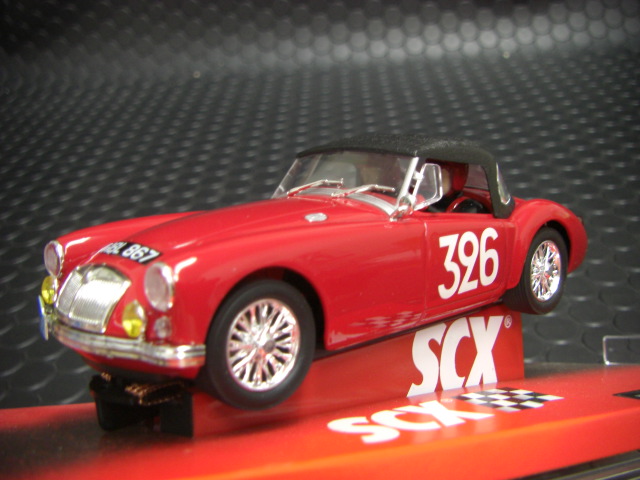 スロットカー 1/32 SCX ｽﾛｯﾄｶｰ A10039◇ MG-A DAMES #326 ソフトトップ☆人気商品