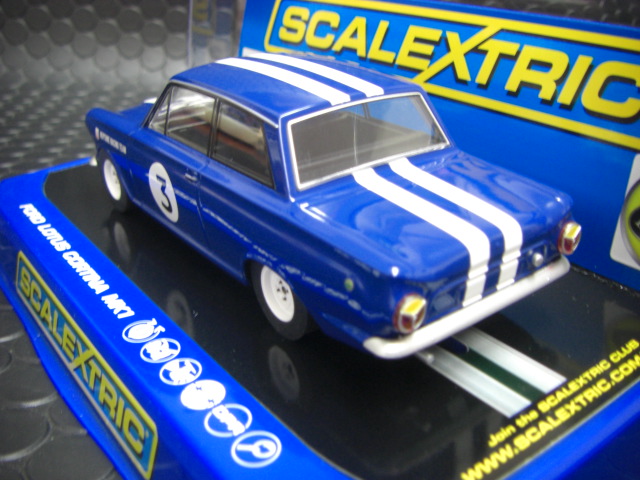 Scalextric 1/32 ｽﾛｯﾄｶｰ c3210◇Ford Lotus Cortina #3