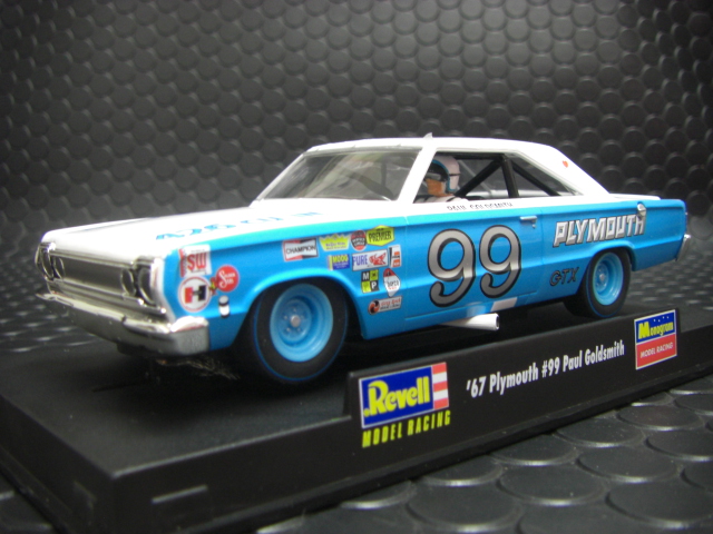 Monogram/Revell 1/32ｽﾛｯﾄｶｰ 4843◇67' PLYMOUTH #99/PAUL GOLDSMITH DAYTONA  人気のストックカー☆プリムスが再入荷！！ | NASCAR・スロットカー・ミニカーの専門店<<サッキーズ・コレクションズ大阪>> by CAR-BOX