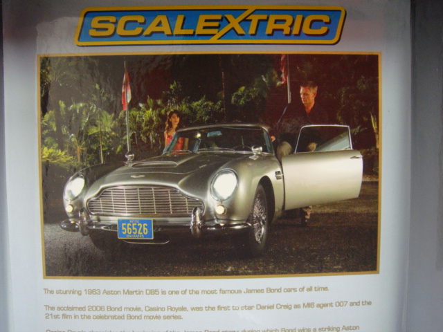 Scaｌextric 1/32 ｽﾛｯﾄｶｰ C3162A◇007/JAMES BOND ASTON MARTIN DB5 