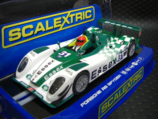 Scalextric 1/32 ｽﾛｯﾄｶｰ C3197◇PORSCHE RS SPYDER TEAM ESSEX 1st/LMP