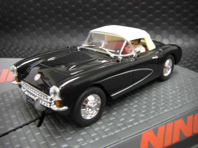 NINCO 1/32 ｽﾛｯﾄｶｰ 50583◇CORVETTE 1956 BLACK CLASSIC SPORT 新入荷