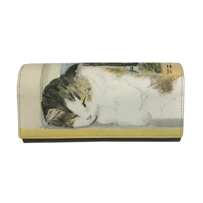 かぶせタイプ長財布（ぐっすりフェデリコ） | catcollection online shop