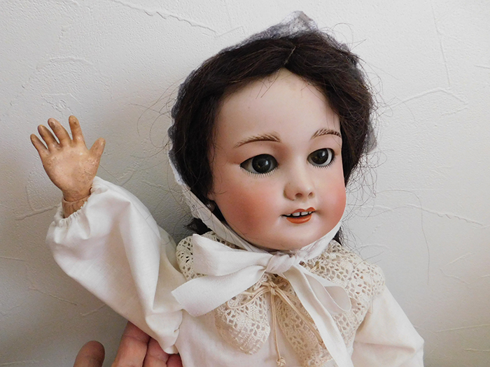 ブルネットのビスクドール 53cm - 今日も骨董日和〜天空舎