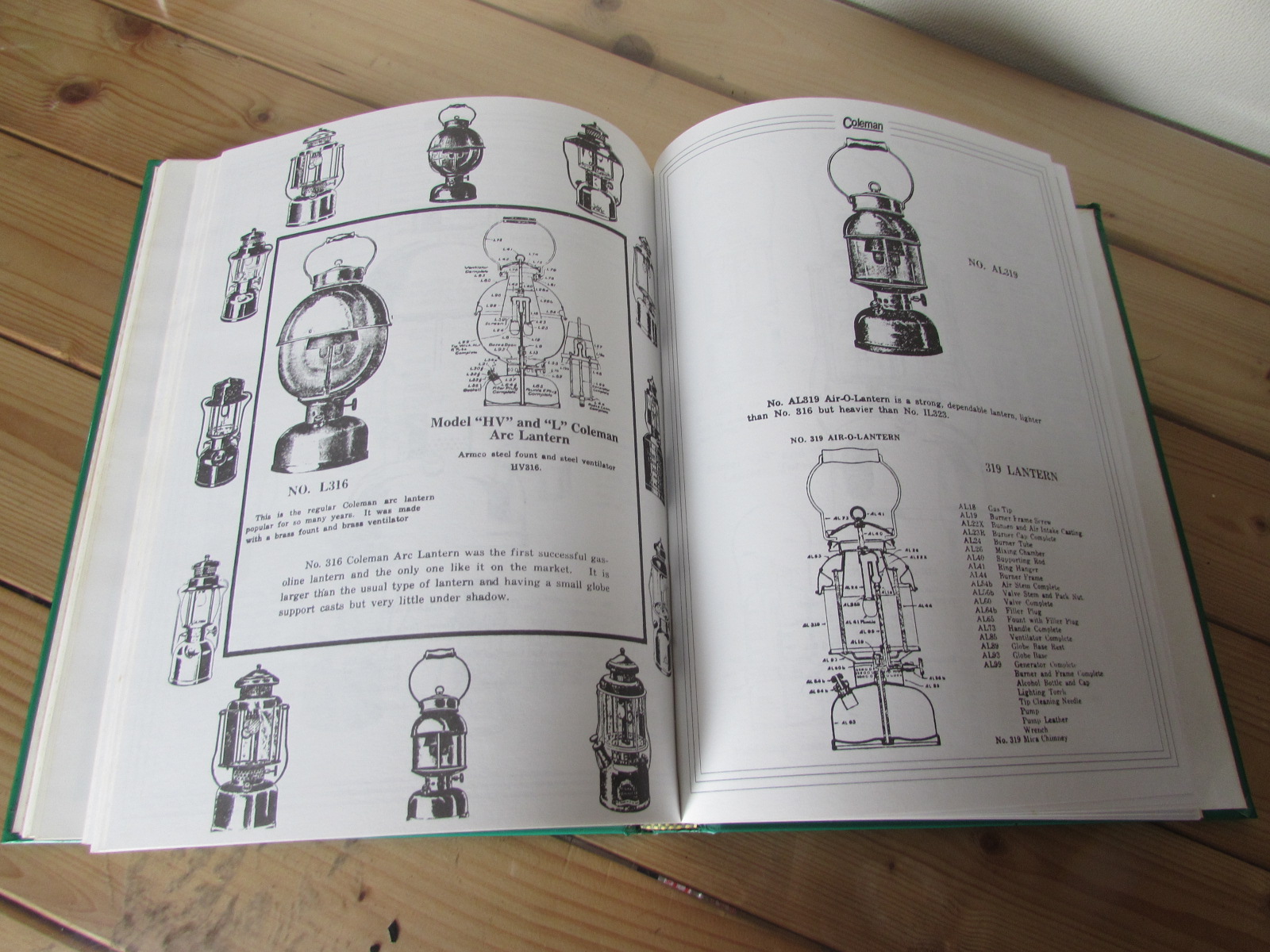 Coleman コールマン 1点物 コレクターには必携 コールマンコレクターズガイド 1906 - 1954 緑本 中古品 | コールマンパーツショップ  by North Field