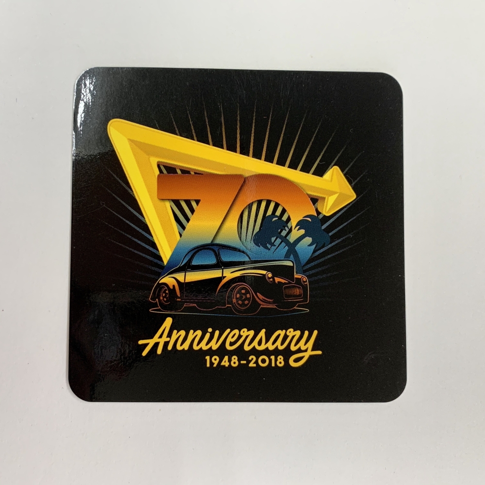 IN-N-OUT　70thANNIVERSARY -STICKER