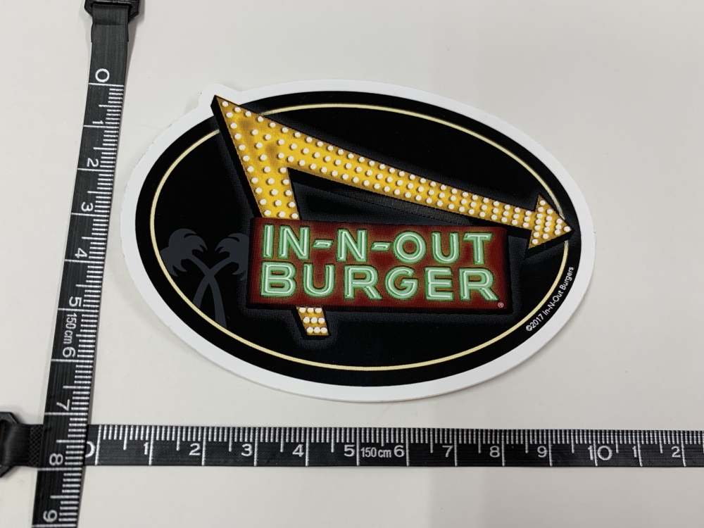 IN-N-OUT　NEON-STICKER　