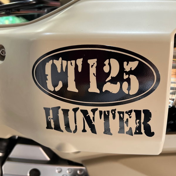 8枚セット】HUNTER ハンター CT125 左右STIKER CUB カブヌシ 株主 9