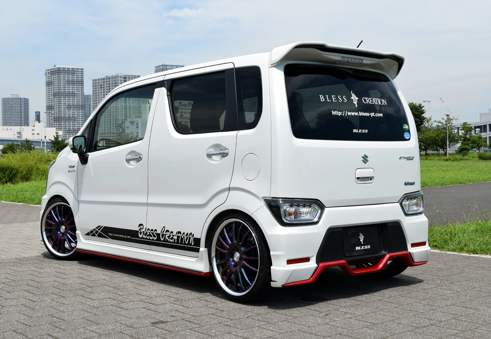 ワゴンR スティングレー(MH55S）リアウイング（純正色塗装品） | CROSS