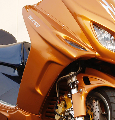 マジェスティ125】サイドカウル（塗装済み品） | CROSS b SHOP