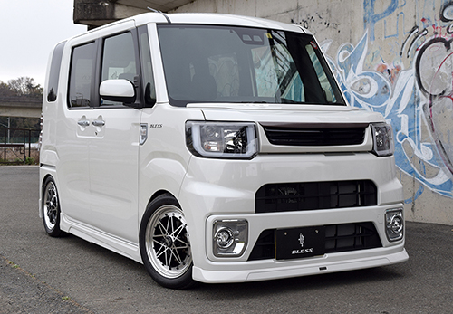 ウェイク LA700/LA710S フロントハーフスポイラー デイライト付