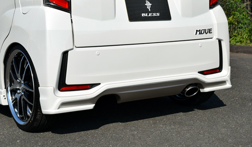 ムーブカスタム(LA150S)2WD車 リアアンダースポイラー(純正色