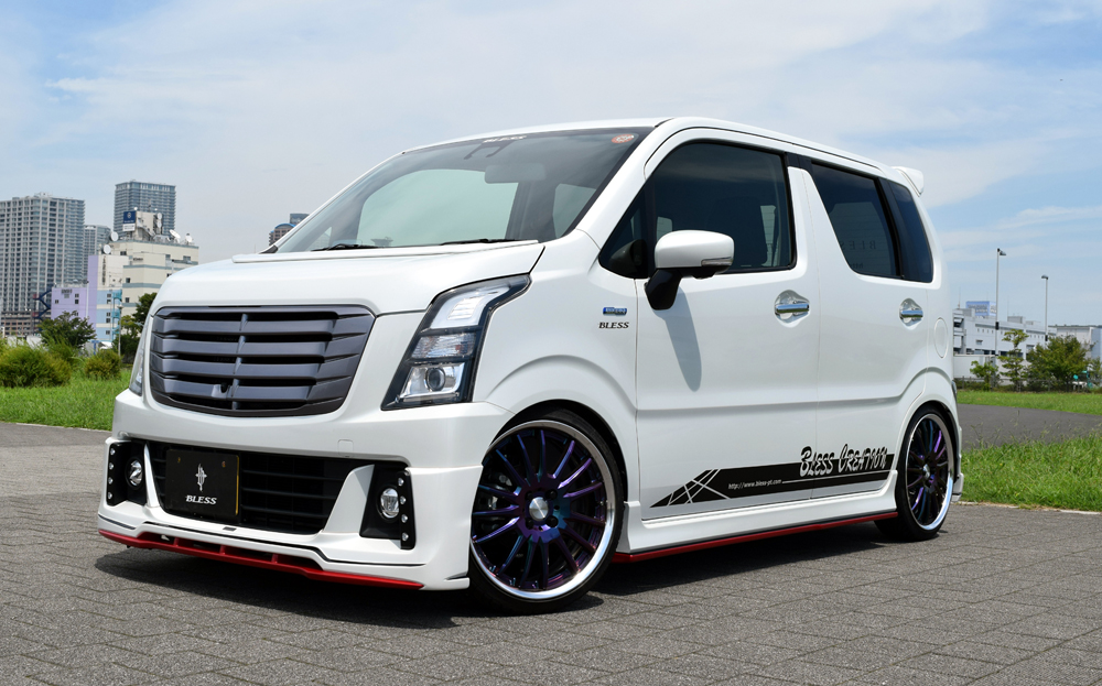 ワゴンR スティングレー(MH55S）フロントハーフスポイラーVer.1デイ