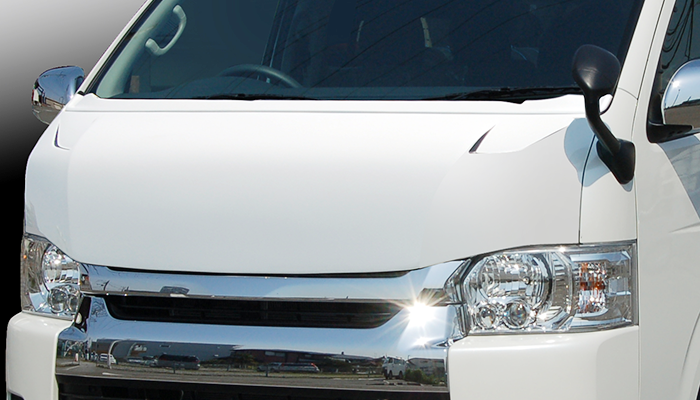 ハイエース（ワイド）【4/5/6型】クールフェイスボンネット（4/5/6型