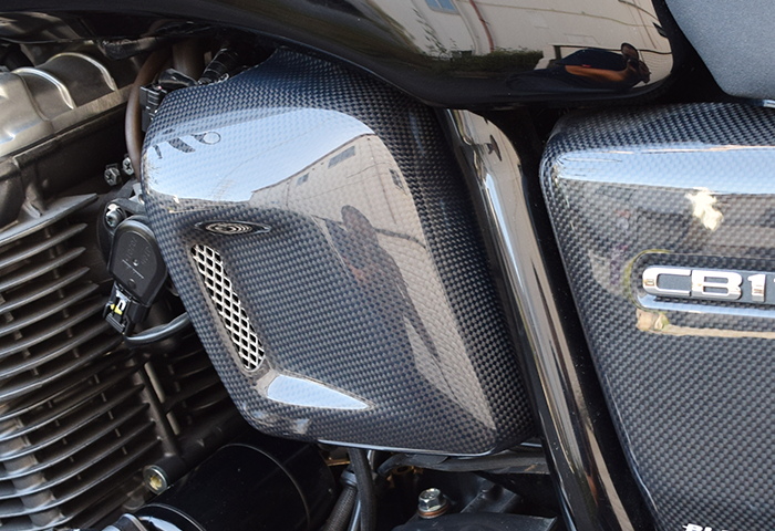 CB1100RS】カーボン・エアクリーナーカバー（クリア塗装済み品