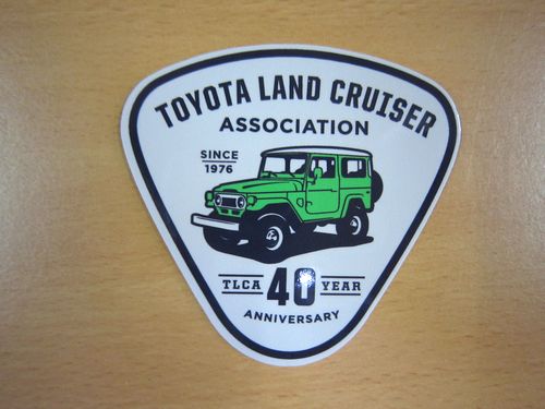 TLCA40周年記念 ランクル40 グリーン ステッカー 新品 | クルーザーランド