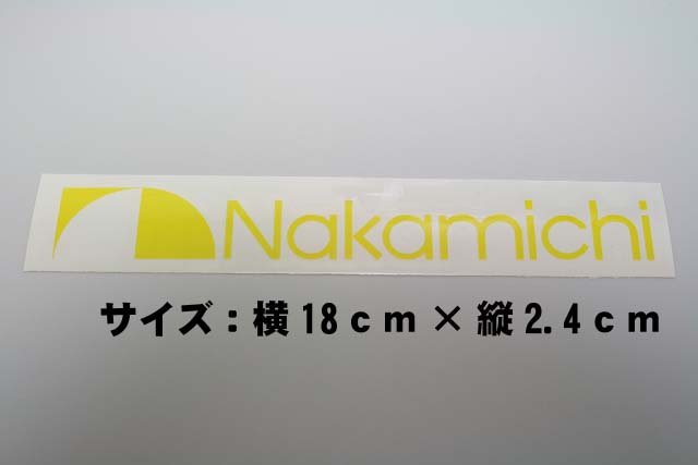 Nakamichi ナカミチ 透明カラーステッカー2枚組み | カッティング